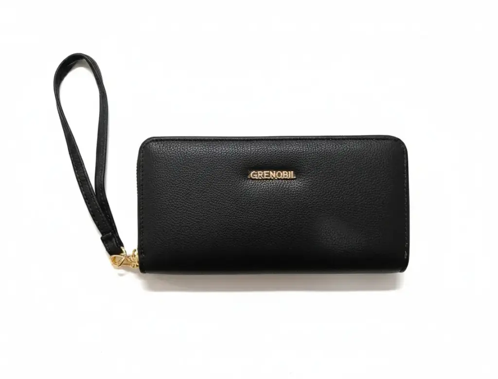 Cartera de cierre - negro