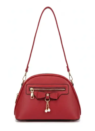 [1623] BOLSA OVALADA ROJO