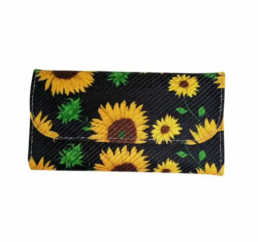 [1059] Cartera Rubi estampada - Girasoles